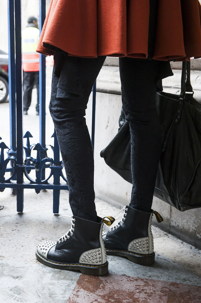 Part schoolgirl, part punk.
Part schoolgirl, part punk.