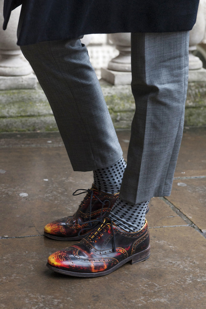Brogues aren't always preppy.
Brogues aren't always preppy.