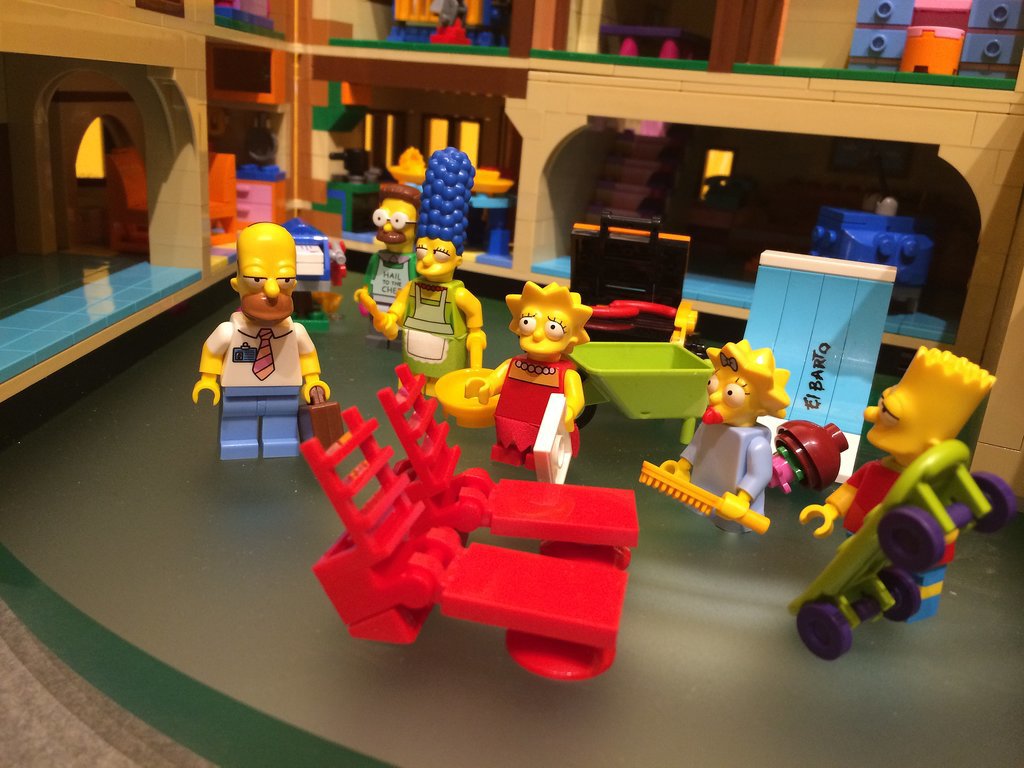Lego The Simpsons House Lego The Simpsons House