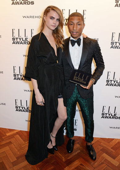 Pharrell Leaves His Hat at Home For the Elle Style Awards Pharrell Leaves His Hat at Home For the Elle Style Awards