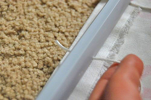 After all the slats along with top bar and bottom piece are glued down, take the end of the cord and put it back into that bottom hole. Tie a little knot, and pop the button back on.
Source: Made2Style
After all the slats along with top bar and bottom piece are glued down, take the end of the cord and put it back into that bottom hole. Tie a little knot, and pop the button back on.
Source: Made2Style