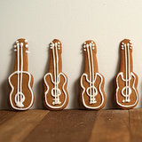 Gingerbread Guitar Cookies Gingerbread Guitar Cookies
