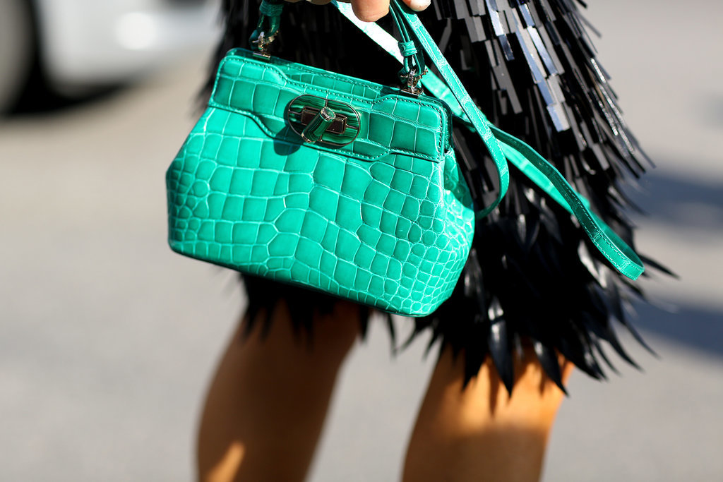 We're green with envy over this bag.
We're green with envy over this bag.