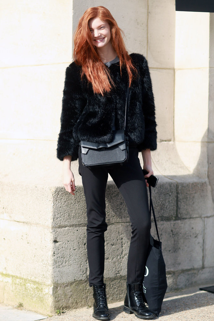 PFW Model Street Style Day Three PFW Model Street Style Day Three