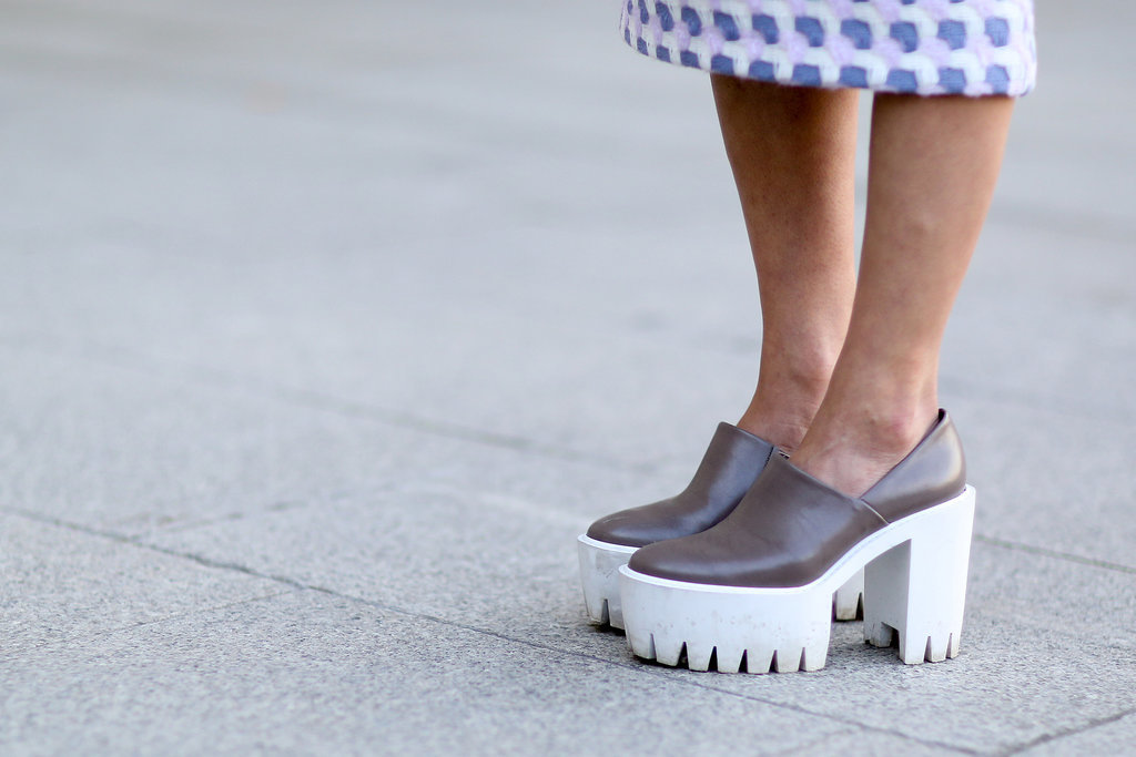 Chunky heels are a surefire way to turn heads.
Chunky heels are a surefire way to turn heads.