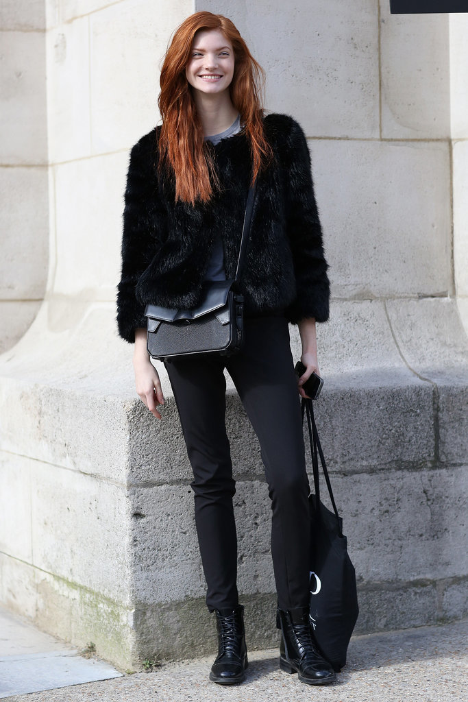 PFW Model Street Style Day Two PFW Model Street Style Day Two