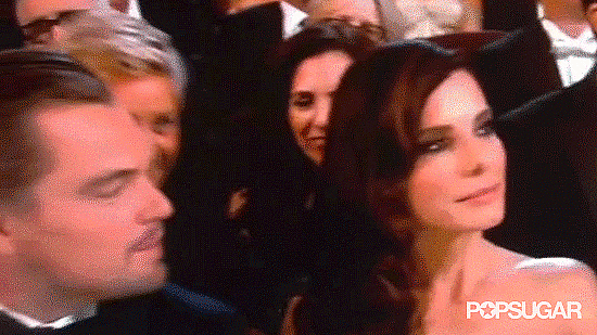 Ellen Scares Leo and Sandra Ellen Scares Leo and Sandra