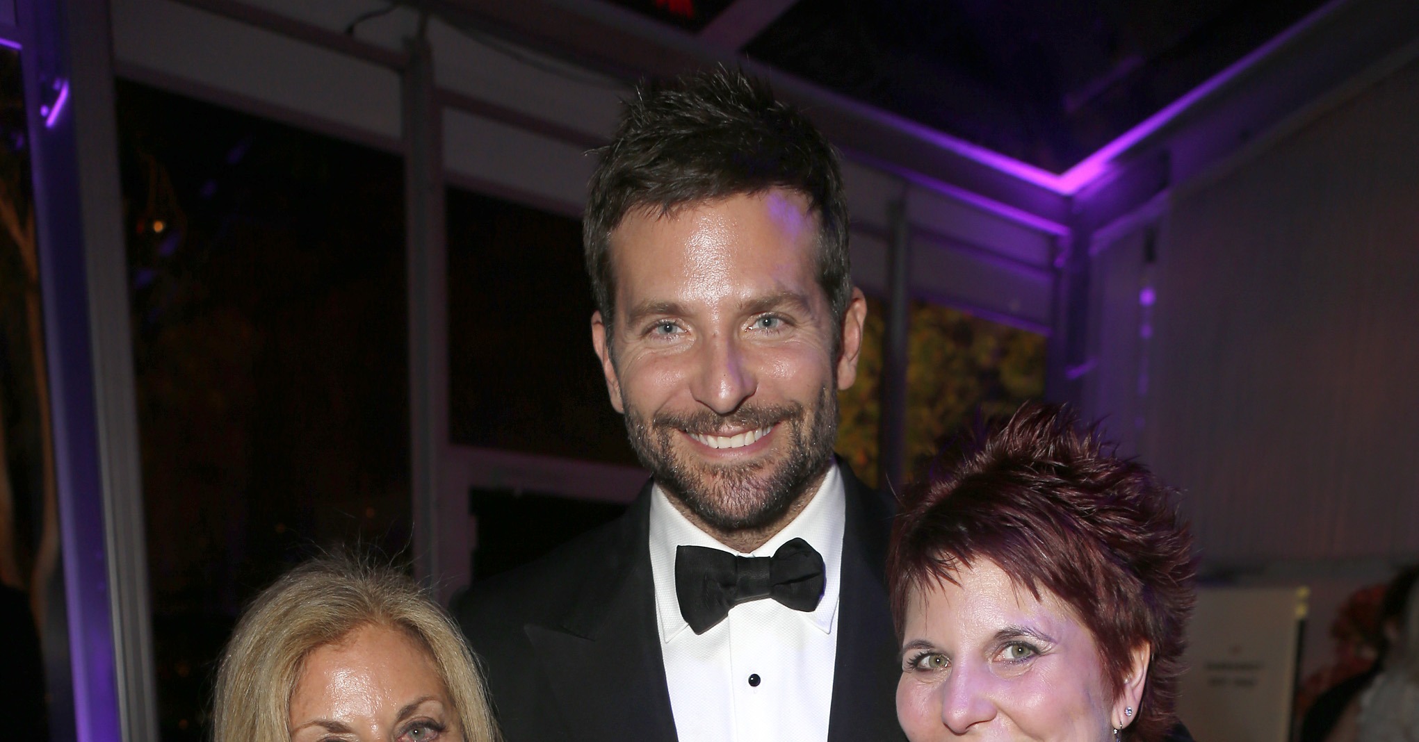 Bradley Cooper posed with his mom, Gloria Campano, and his sister | For