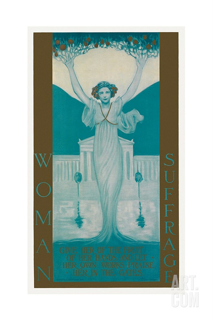 Women's Suffrage Poster Women's Suffrage Poster
