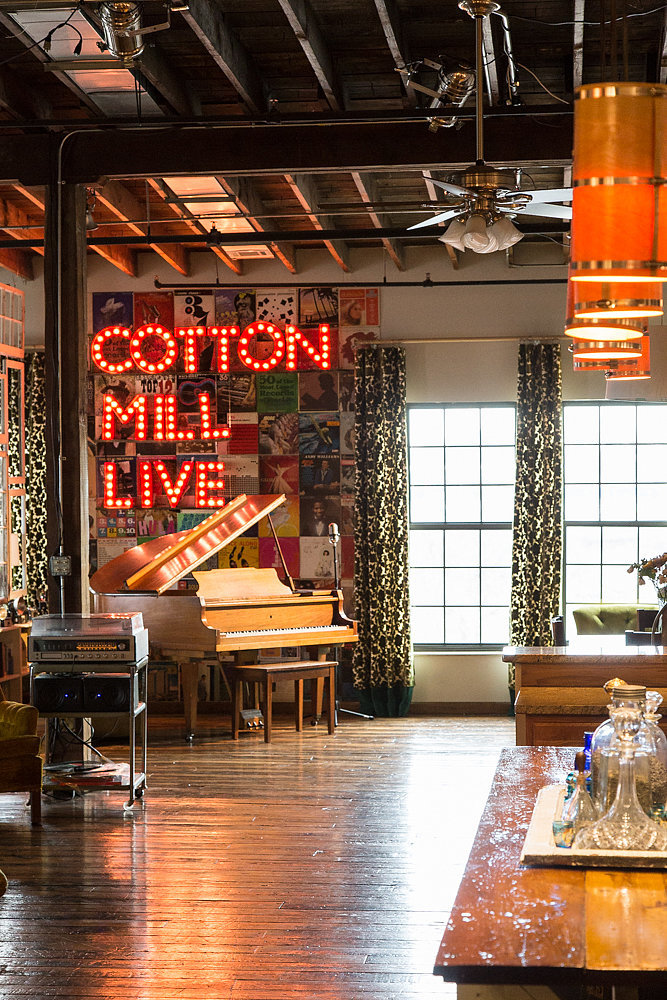 POPSUGAR: What inspired you to turn your home into a space for concerts and events?
Gavin O'Neill: With a 2,000-square-foot space and vaulted ceilings, Jeremy and I quickly realized the potential it had for events. One of our first events was for a friend's birthday party last March. Her favorite band was in town and since we had the space, we decided to let them play a small acoustic set. After the first song, Jeremy and I knew it was something we couldn't live without. By July, we hosted our first Cotton Mill Live concert. There's something special that happens when you create a space that in turn invites creation. We're addicted.
Photo by Jeremy Ryan
POPSUGAR: What inspired you to turn your home into a space for concerts and events?
Gavin O'Neill: With a 2,000-square-foot space and vaulted ceilings, Jeremy and I quickly realized the potential it had for events. One of our first events was for a friend's birthday party last March. Her favorite band was in town and since we had the space, we decided to let them play a small acoustic set. After the first song, Jeremy and I knew it was something we couldn't live without. By July, we hosted our first Cotton Mill Live concert. There's something special that happens when you create a space that in turn invites creation. We're addicted.
Photo by Jeremy Ryan