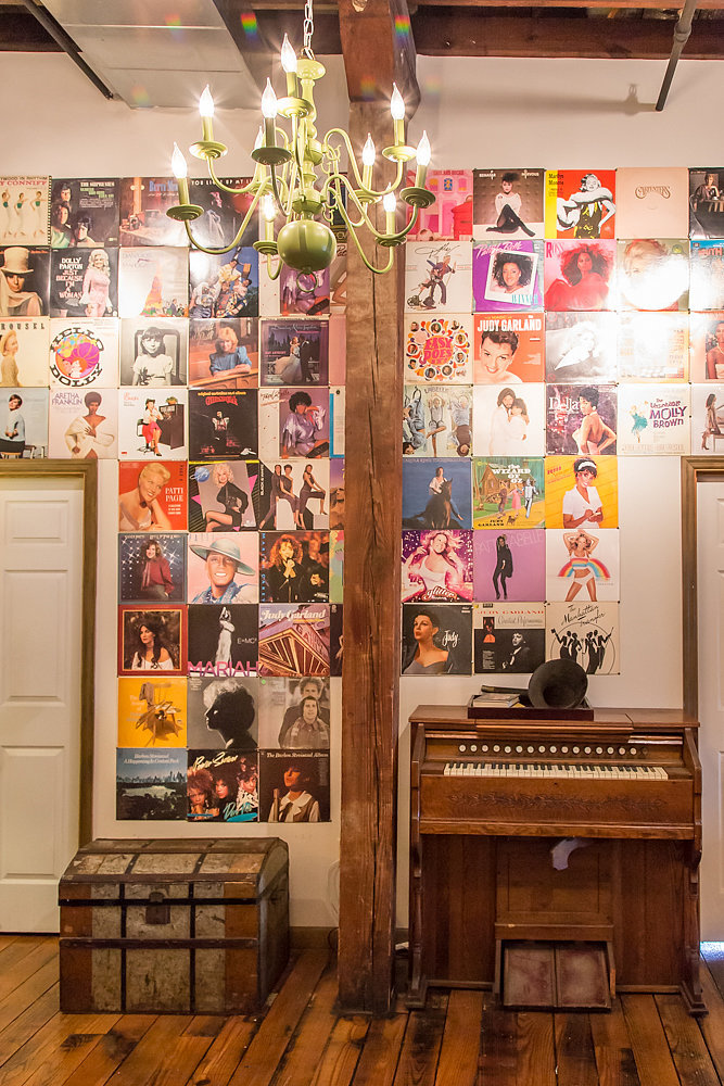 GO: Upon moving in, I first saw the large, white walls as daunting, but wanted to bring color to them without paint. Soon after, I began the task of covering the 16-foot walls with album covers. After that, everything really found its place.
Photo by Jeremy Ryan
GO: Upon moving in, I first saw the large, white walls as daunting, but wanted to bring color to them without paint. Soon after, I began the task of covering the 16-foot walls with album covers. After that, everything really found its place.
Photo by Jeremy Ryan