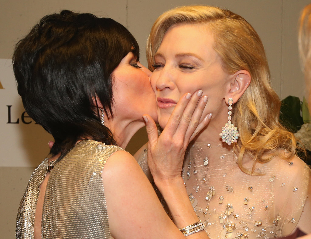 Cate Blanchett got a kiss from her agent Hylda Queally backstage at the Oscars.
Cate Blanchett got a kiss from her agent Hylda Queally backstage at the Oscars.
