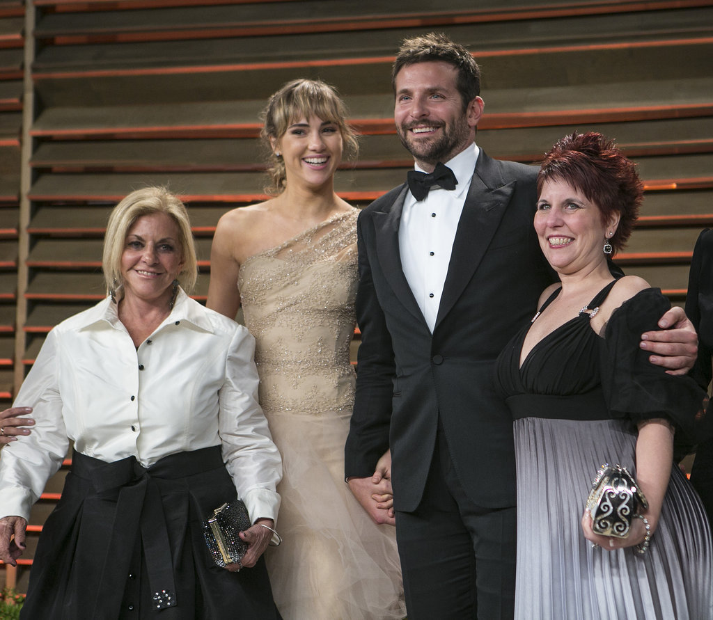 Bradley Cooper was surrounded by love at the Vanity Fair party with his mom, Gloria; his girlfriend, Suki Waterhouse; and his sister, Holly, by his side.
Bradley Cooper was surrounded by love at the Vanity Fair party with his mom, Gloria; his girlfriend, Suki Waterhouse; and his sister, Holly, by his side.