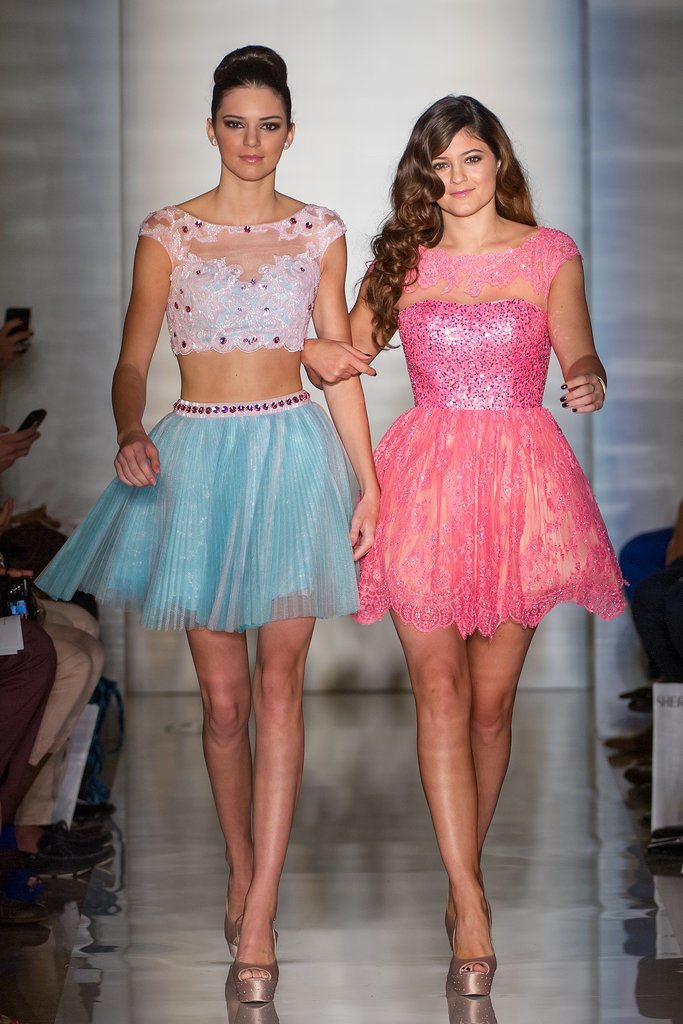 In 2012, Kylie joined Kendall on the runway for the Sherri Hill show at New York Fashion Week. 
