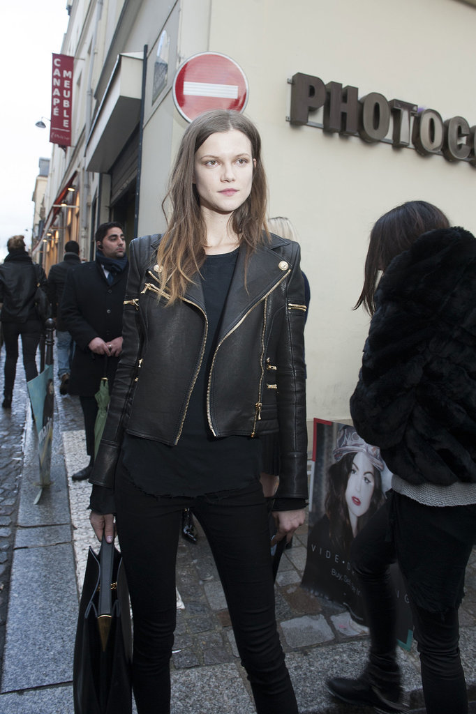 PFW Model Street Style Day Five PFW Model Street Style Day Five