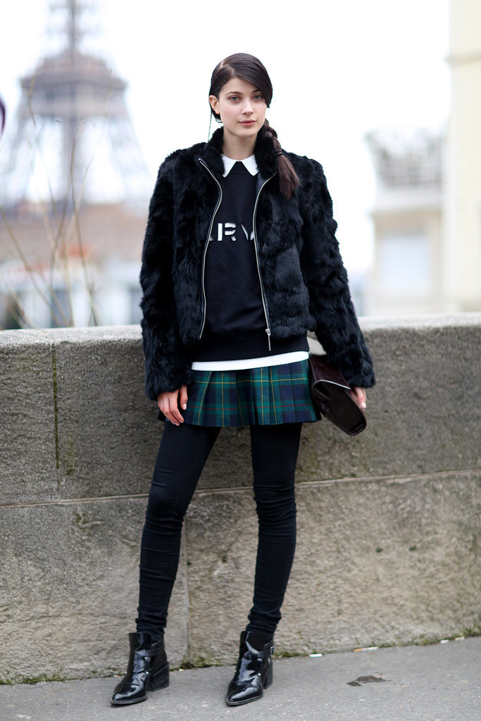 PFW Model Street Style Day Six PFW Model Street Style Day Six