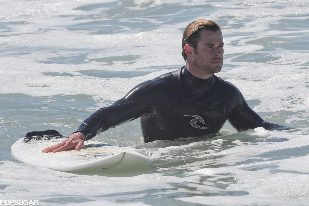 Let Chris Hemsworth Give You a Sexy Surfing Lesson