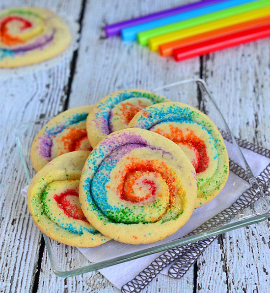 Rainbow Pinwheels Rainbow Pinwheels