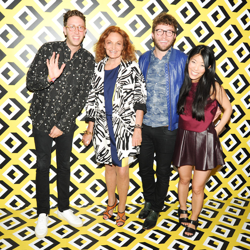 Alan Eckstein, Diane von Furstenberg, Timo Weiland, and Donna Kang Alan Eckstein, Diane von Furstenberg, Timo Weiland, and Donna Kang