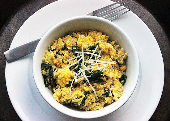 Spinach Quinoa Scramble Spinach Quinoa Scramble