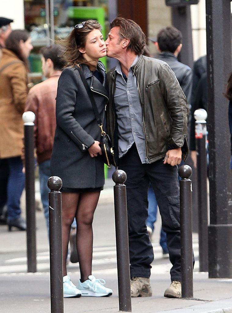 When in France! Sean Penn kissed Adèle Exarchopoulos after grabbing lunch with her in Paris on Saturday.
When in France! Sean Penn kissed Adèle Exarchopoulos after grabbing lunch with her in Paris on Saturday.
