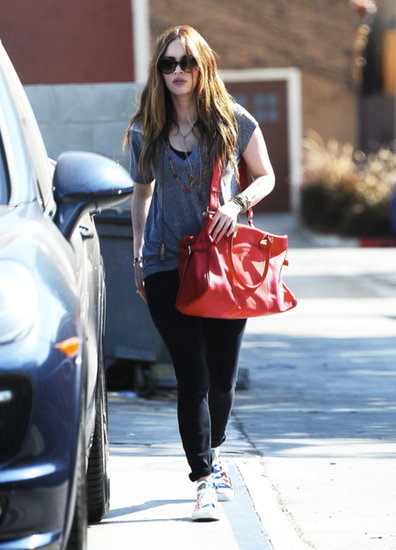 Megan Fox Is on the Move After Giving Birth Megan Fox Is on the Move After Giving Birth