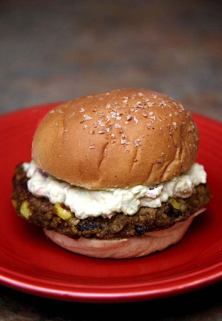 Sweet Potato Burger With Creamy Avocado Spread Sweet Potato Burger With Creamy Avocado Spread