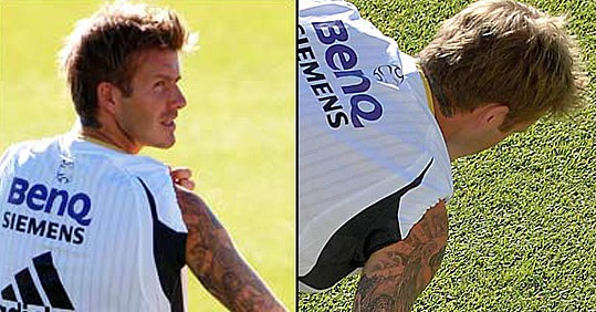 Becks' New Tattoo Becks' New Tattoo