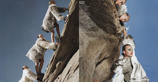 Vogue October 2008 Ends With a Cliffhanger Vogue October 2008 Ends With a Cliffhanger