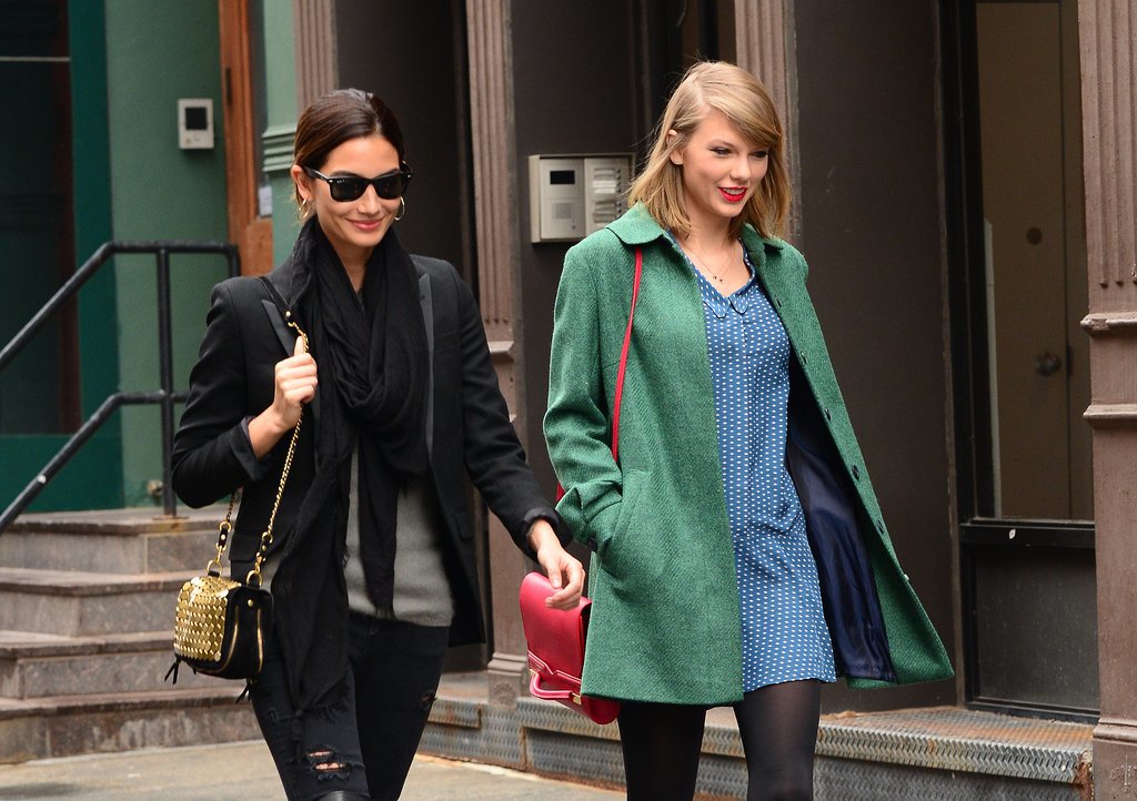 BFFs Taylor and Lily Trade Catwalk Smiles For Sidewalk Giggles BFFs Taylor and Lily Trade Catwalk Smiles For Sidewalk Giggles