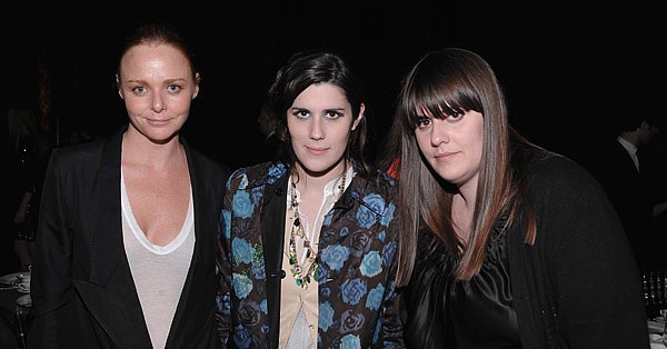 Stella McCartney, Laura Mulleavy, Kate Mulleavy. Stella McCartney, Laura Mulleavy, Kate Mulleavy.