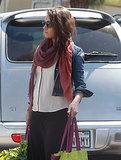 Mila Kunis Is Supercute Showing Her Bump and Shopping