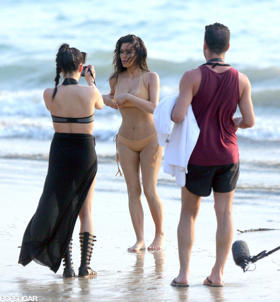 You Can't Miss Kim Kardashian's Thong-Bikini Photo Shoot