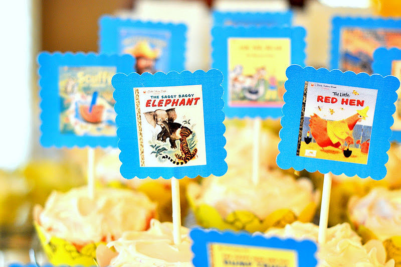Book-Cover Cupcakes Book-Cover Cupcakes