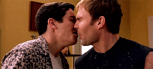 Jason Biggs and Seann William Scott, 2002 Jason Biggs and Seann William Scott, 2002