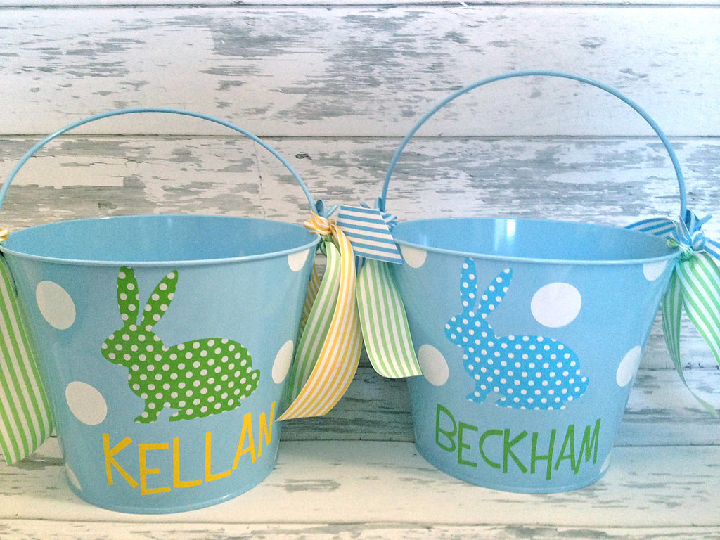 Personalized Easter Basket Pail Personalized Easter Basket Pail