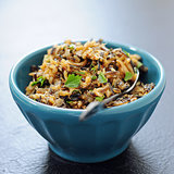 Wild Rice and Mushroom Dressing Recipe Wild Rice and Mushroom Dressing Recipe