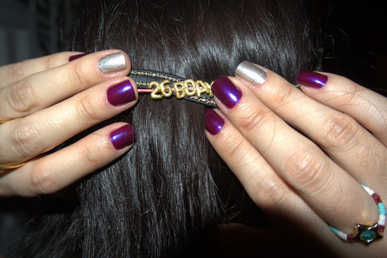 Pinza para el cabello con letras #DIY #Jfashionblog
