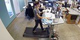 Sitting At Work Is Deadly, So We Tried A Treadmill Desk Sitting At Work Is Deadly, So We Tried A Treadmill Desk