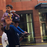 Gisele Bundchen and Tom Brady at 2014 Boston Marathon Gisele Bundchen and Tom Brady at 2014 Boston Marathon