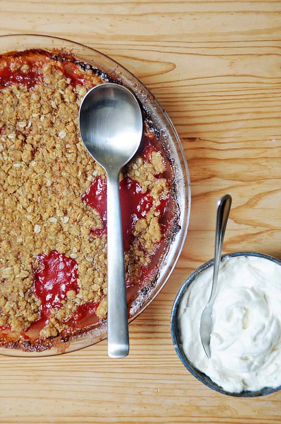 Strawberry Rhubarb Crumble Strawberry Rhubarb Crumble