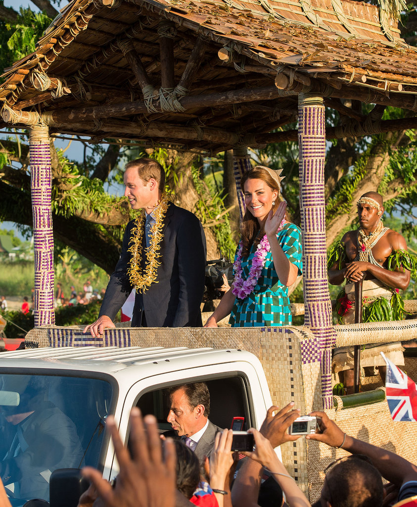 The Royal Couple at Honiara International Airport The Royal Couple at Honiara International Airport