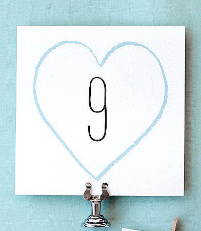 Big Day Table Numbers Big Day Table Numbers