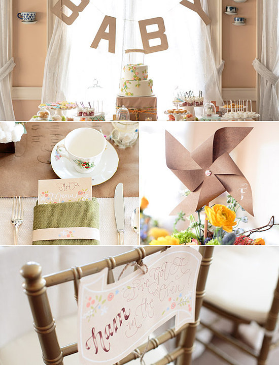 A Garden-Themed Baby Shower Filled With Vintage Charm A Garden-Themed Baby Shower Filled With Vintage Charm