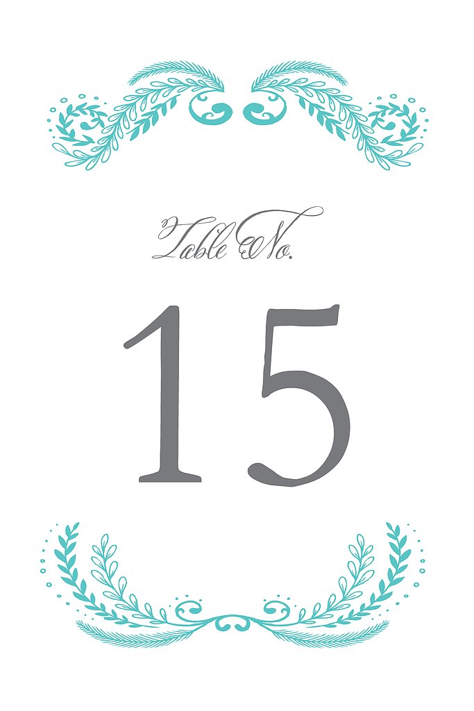 Molly Table Numbers Molly Table Numbers