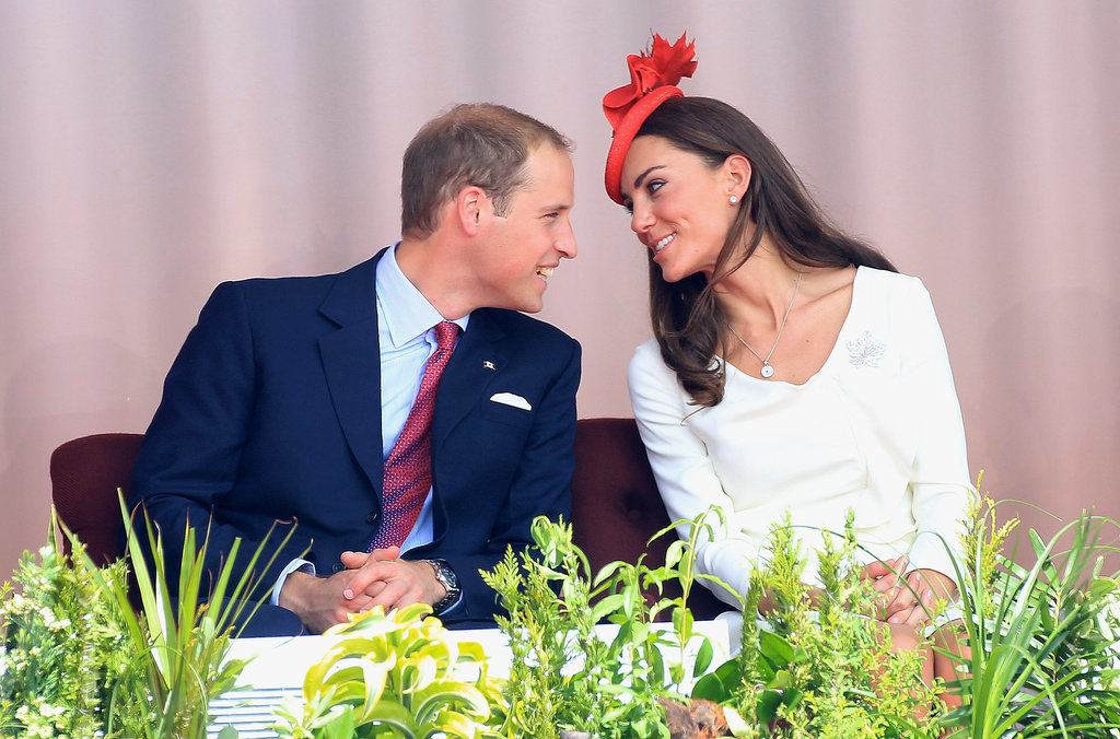 During their 2011 Canadian tour, Will and Kate got close to chat at a Canada Day event.
During their 2011 Canadian tour, Will and Kate got close to chat at a Canada Day event.