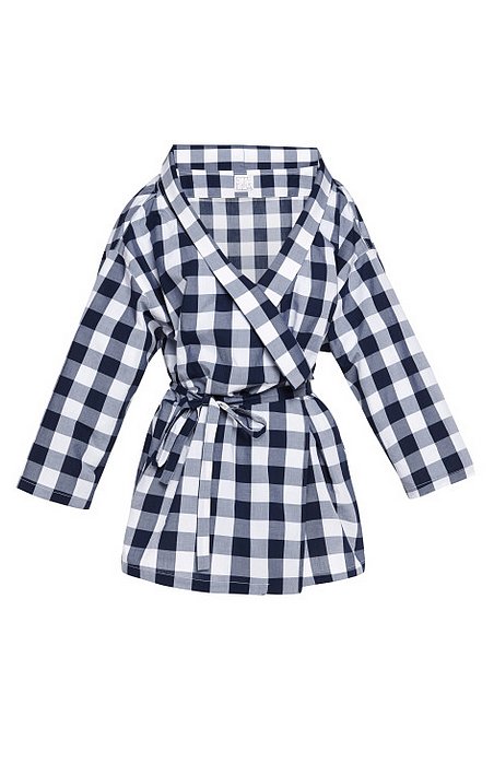 Stella Jean Celery Kimono-Style Gingham-Print Shirt Stella Jean Celery Kimono-Style Gingham-Print Shirt