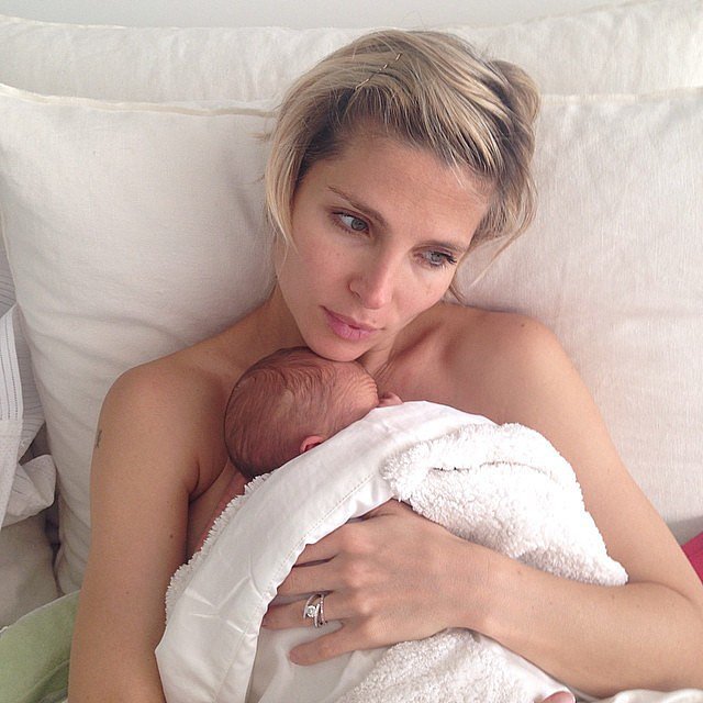 Elsa Pataky and One of Her Twins Elsa Pataky and One of Her Twins