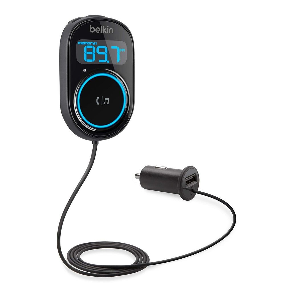 Belkin's CarAudio Connect FM ($100) Bluetooth-enabled accessory connects smartphones to car stereos in seconds. Just pair the phone via Bluetooth, plug the accessory into a cigarette lighter, and voilà — mom can make hands-free calls or play music from a playlist through her car speakers.
Belkin's CarAudio Connect FM ($100) Bluetooth-enabled accessory connects smartphones to car stereos in seconds. Just pair the phone via Bluetooth, plug the accessory into a cigarette lighter, and voilà — mom can make hands-free calls or play music from a playlist through her car speakers.