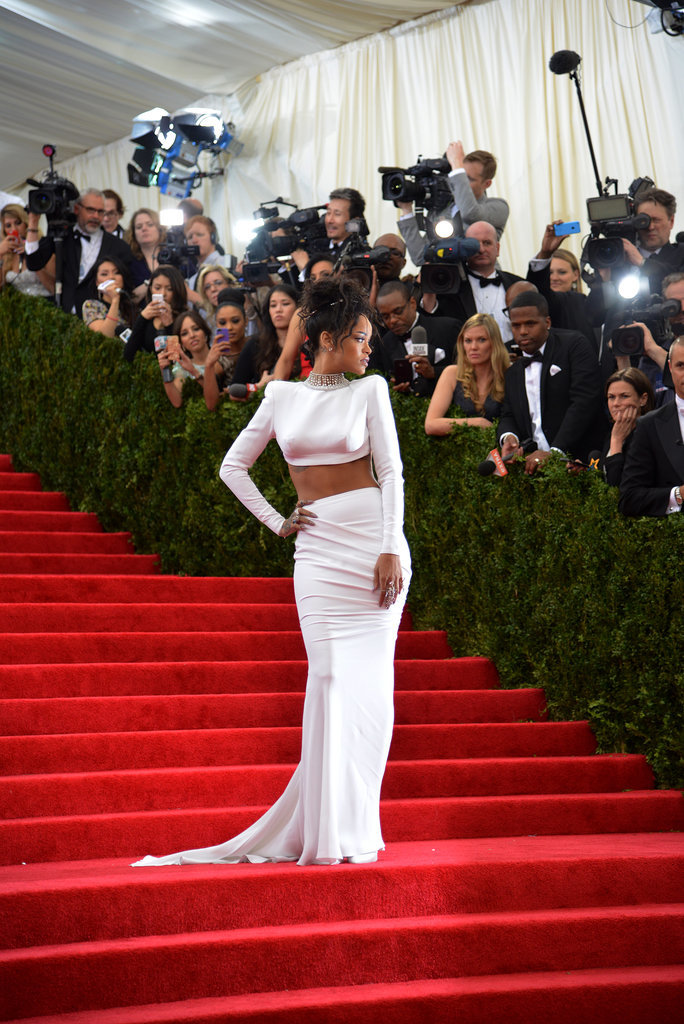 Rihanna paused for the cameras. Rihanna paused for the cameras.